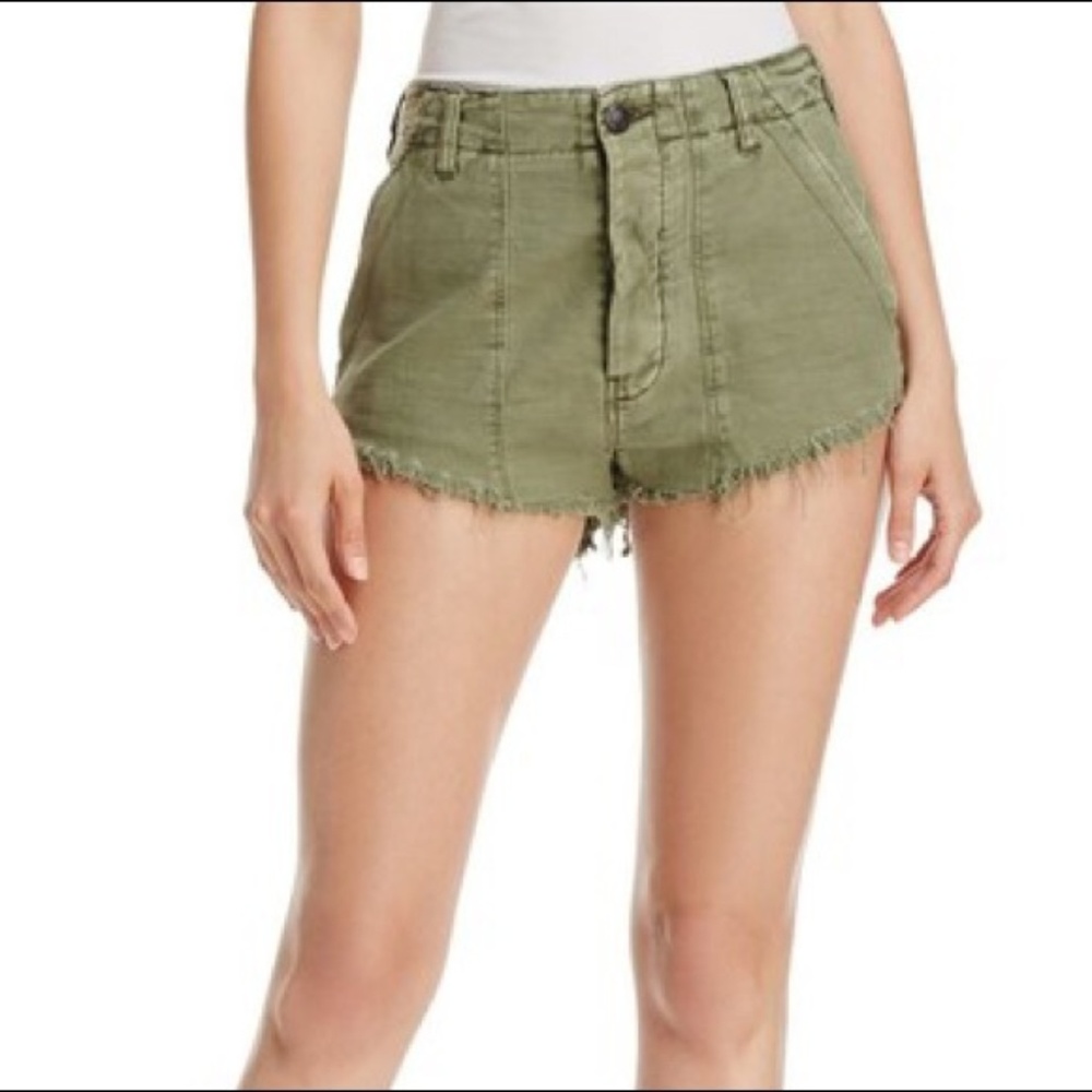 NEVER WORN Olive Green Free People Shorts
